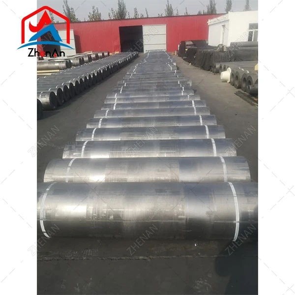 Dia 75mm-700mm L1800-2700mm UHP HP RP Electrodo De Grafito Graphite Electrode with 4tpi 4tpil Nipple for Eaf Lf